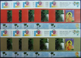 PILIPINAS - NATURA, BUDHA, PHILAKOREA, 2002, 5 X 2 S/SH, NEOBLIT. - PHL 03A