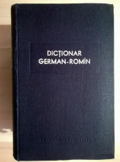 Dictionar german-roman {Ed. Stiintifica, 1958} foto