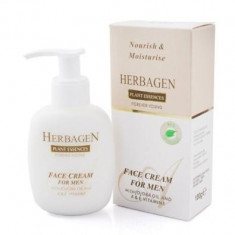 Crema fata cu jojoba si vitamina A E 100ml pentru barbati Herbagen foto