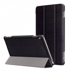 Husa flip cover pliabila din piele PU pentru Huawei Mediapad M3 Youth/Lite 10 inch, negru foto