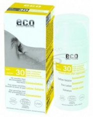 Lotiune fluida de protectie solara FPS30 cu goji si rodie 100 ml Eco Cosmetics foto