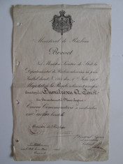 Rar!Brevet Crucea com.WW I acordat unui cercetas din Comandamentul Marei Legiuni foto