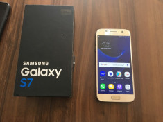 Samsung S7 Gold 32 Gb cutie accesorii foto