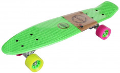 Flip Plastic Pennyboard, 22,5in verde foto