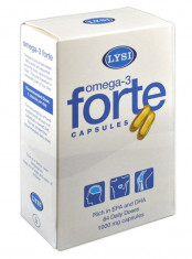 OMEGA 3 FORTE 1000mg 64cps Lysi foto