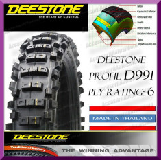 Anvelopa 90/100-14 90x100x14 Cauciuc 90-100-14 DEESTONE D991 Moto foto