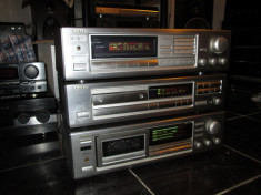Linie audio stereo ONKYO formata din amplituner + CD player foto
