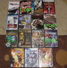 12 jocuri/joc PC-bucata:Pirates,Conan,Rayman,Kart,Jacked,moto Racing,Schumacher foto