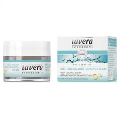 Crema hidratanta antirid cu coenzima Q10 Basis Sensitiv 50 ml LAVERA foto