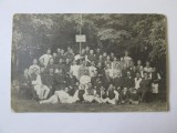 Cumpara ieftin Fotografie carte postala elevi si profesori scoala de contabili Targoviste 1915, Alb-Negru, Romania 1900 - 1950, Portrete