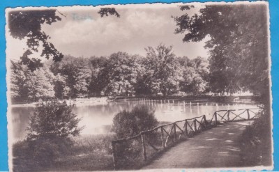 CARTE POSTALA ROMANIA - SIBIU (HERMANNSTADT) - LACUL DUMBRAVII - 1942 foto