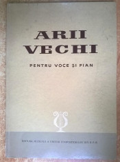 Arii vechi pentru voce si pian {Octav Cristescu} foto