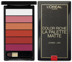 Paleta pentru buze cu 6 rujuri mate L OREAL COLOR RICHE La Palette Matte Bold 6 gr foto