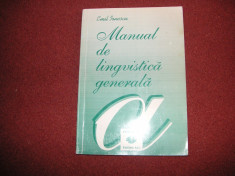 Manual De Lingvistica Generala - Emil Ionescu foto