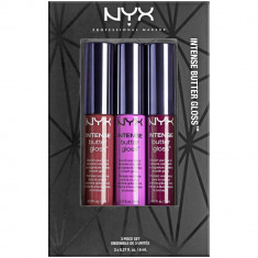 Set De 3 Luciuri De Buze Nyx Professional Makeup Intense Butter Gloss 04 foto