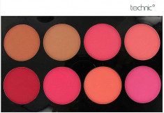 Trusa Cu 8 Blushuri in Nuante Mate pentru Conturare TECHNIC Colour Fix Blush Palette foto