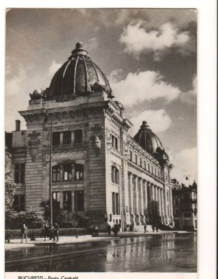 CPI B 10396 - CARTE POSTALA - BUCURESTI. POSTA CENTRALA, RPR foto