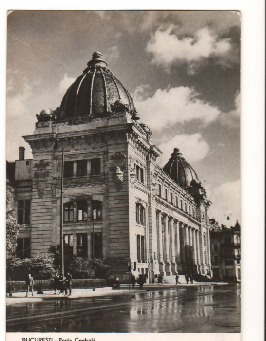 CPI B 10396 - CARTE POSTALA - BUCURESTI. POSTA CENTRALA, RPR