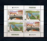 ROMANIA 2018 - PODURI (EUROPA 2018) - BLOC I, MNH - LP 2188a, Nestampilat