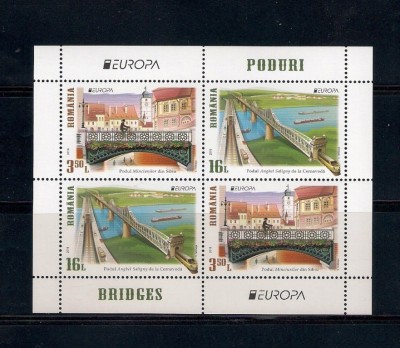 ROMANIA 2018 - PODURI (EUROPA 2018) - BLOC I, MNH - LP 2188a foto