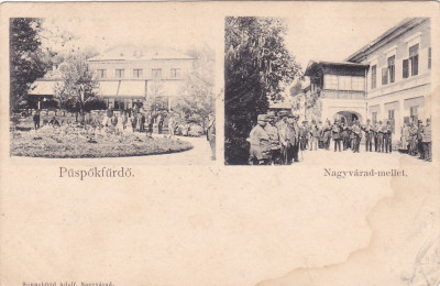 ORADEA ,BAILE 1 MAI,LITHO!,CIRCULATA 1900,ROMANIA. foto