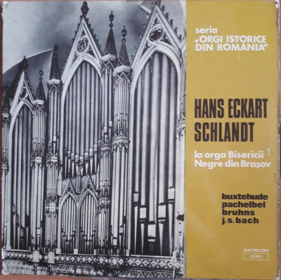 Hans Eckart Schlandt la orga Bisericii Negre din Brașov foto