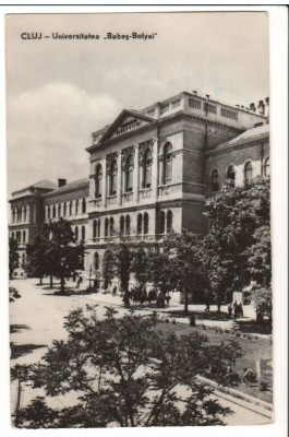 CPI B 10383 - CARTE POSTALA - CLUJ. UNIVERSITATEA BABES BOLYAI, RPR foto