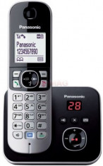 Telefon Fix Panasonic KX-TG6821FXB, Robot digital (Negru) foto