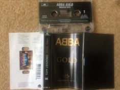 abba gold greatest hits caseta audio muzica pop dance compilatie best of hituri foto