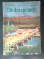 Limba spaniola - Manual pentru clasa a X-a (anul VI de studiu), 1980 - T. Pana foto