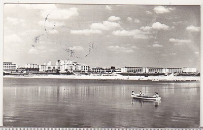 bnk cp Mangalia - Vile pe malul marii - circulata foto