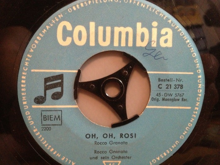 ROCCO GRANATA - E&#039;PRIMAVERA/OH OH ROSI (1959/COLUMBIA/RFG) - VINIL Single/RAR