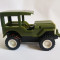 Jucarie romaneasca masina, masinuta Jeep plastic, perioada comunista, 11x7x6 cm