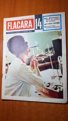revista flacara 3 aprilie 1965-art. si foto cu magazinele de pe calea victoriei foto