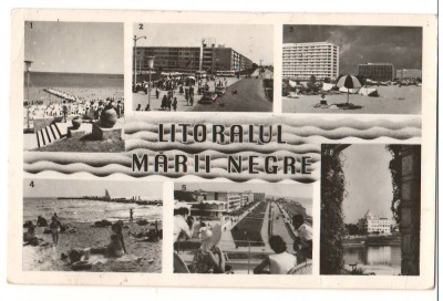 CPI B 10365 - CARTE POSTALA - LITORALUL MARII NEGRE, MOZAIC, RPR foto