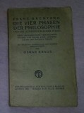 Die vier Phasen der Philosophie und... / F. Brentano prima editie 1926