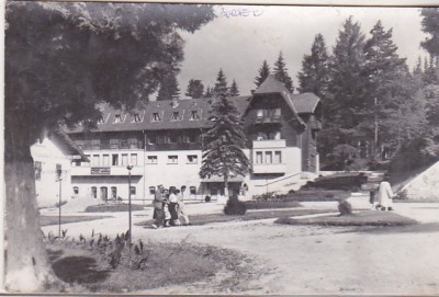 bnk cp Borsec - Pavilionul central . Baile calde - circulata foto