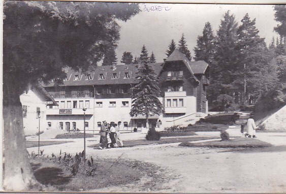 bnk cp Borsec - Pavilionul central . Baile calde - circulata