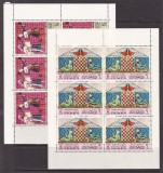 Yemen 1967 arta SAH MI 412-419 8 blocuri cu 6 serii MNH w50, Nestampilat