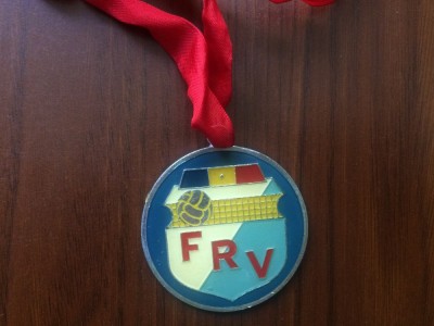 medalie volei FRV federatia romana volei romania RSR fan sport echipa Volleyball foto