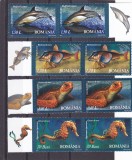 FAUNA DIN MAREA NEAGRA,2007,2X SERII CU MARGINE,2007,NEUZATE, MNH,ROMANIA.