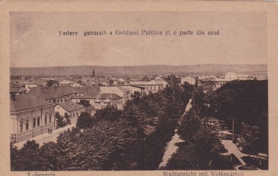 TURNU SEVERIN ,GRADINA PUBLICA,NECIRCULATA,ROMANIA. foto
