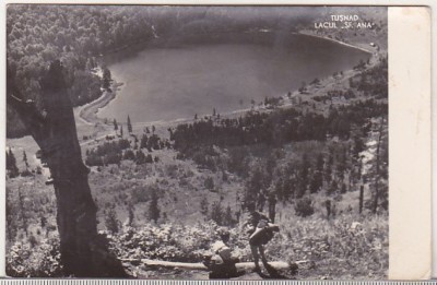 bnk cp Tusnad - Lacul Sf Ana - circulata foto