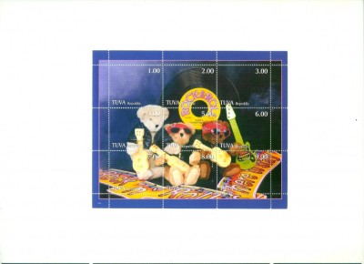 MUZICA - ROCK &amp;amp; ROLL - Tuva - Bloc - MNH foto