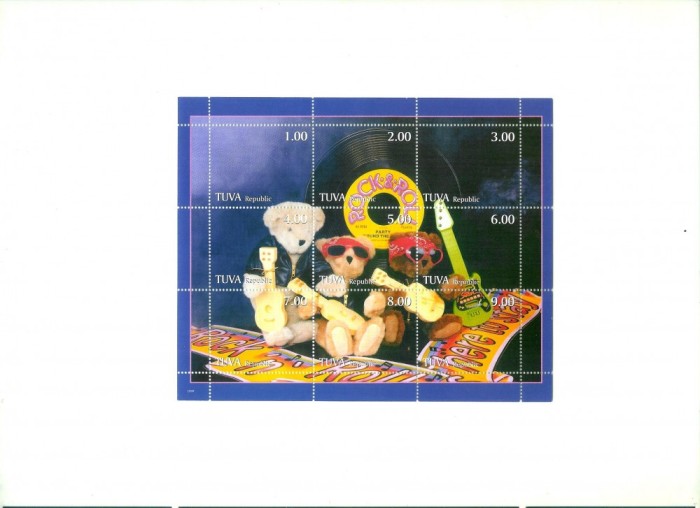 MUZICA - ROCK &amp; ROLL - Tuva - Bloc - MNH