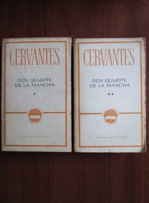 Don Quijote de la Mancha : roman / Cervantes (2 vol) foto