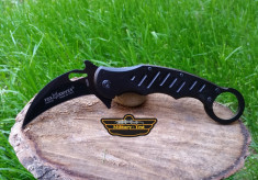 Briceag Karambit Fox Knives deschidere asistata Cs Go Negru foto