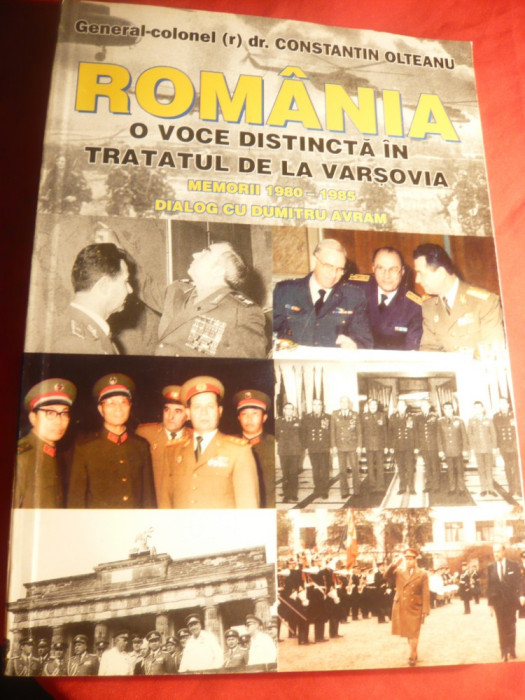 Gen.-Col. C.Olteanu -Romania voce distincta in Tratatul Varsovia - Memorii 1980