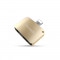 Adaptor Lightning la Jack 3.5 + Lightning Mcdodo Compact Gold (aluminiu, audio + incarcare)