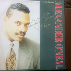 alexander o'neal all true man disc maxi single vinyl muzica funk soul 1991 UK